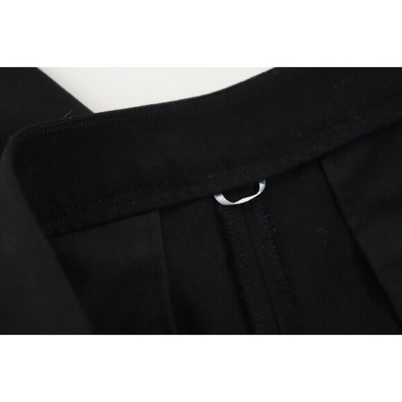 Kit and Ace Women's W34 Black High Rise Cropped Trouser Pants Casual Wide Leg - Picture 3 of 7